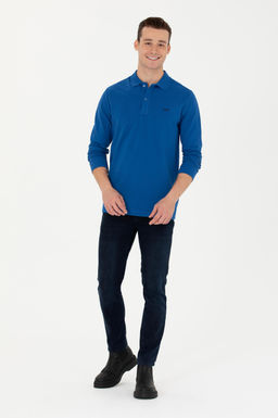 Erkek Saks Basic Sweatshirt