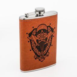 Фляжка ВДВ, нержавеющая сталь, 270 мл, 9 oz