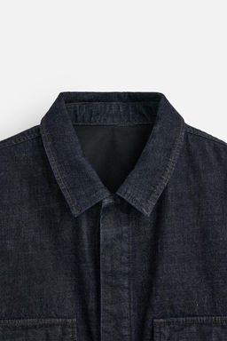SELVEDGE DENIM OVERSHIRT - Zara фото 5