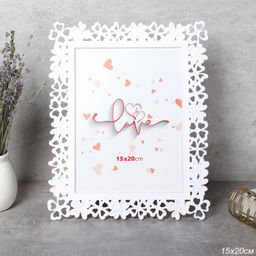 Фоторамка 15х20 белая / 062-3/1 /уп 96/