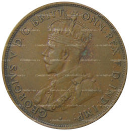 1 пенни 1935 года Австралия