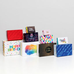 Набор коробок 10 в 1 С Днём Рождения!, 29 х 18,5 х 11 12 х 7 х 4 см - UPAK LAND фото 4