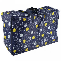 Сумка-органайзер для хранения подушек/одеял/белья/одежды 57х23х38см, ткань Оксфорд, водонепроницаемая, на молнии, цвета микс (Китай) - Домашняя мода фото 3