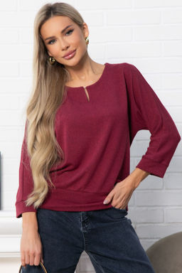 Джемпер трикотажный Претти (бордовый) Б14845-50М