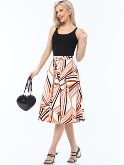 Юбка Прямо модница, принт - Dstrend фото 2