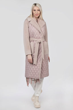 Пальто женское демисезонное (пояс) - El podio фото 2