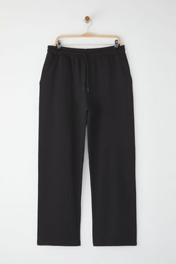 TRENDYOL MAN Siyah Oversize/Genis Kesim Bol Paca Los Angeles Bask?l? Esofman Alt? TMNSS25EA00005 - Trendyolmilla фото 2