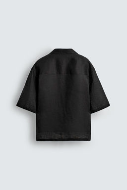 100% LINEN KIMONO SHIRT - Zara фото 10