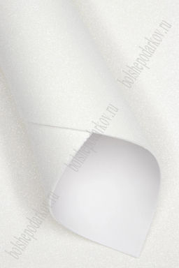 Фоамиран глиттерный самоклеющ. А4 (10 листов) SF-1957, белый №031В