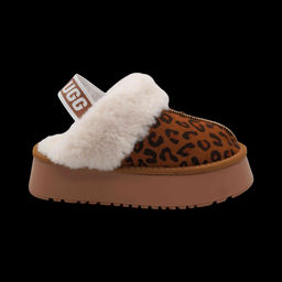 Тапочки на меху V134 коричневые