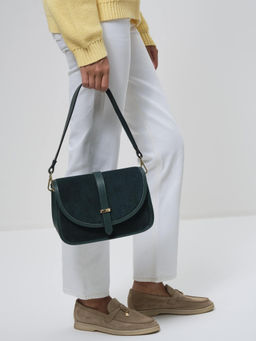 Замшевая сумка Suzy DBR 31110 форест  фото 3