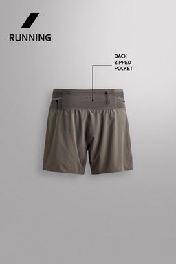 PANTALONES CORTOS TRAIL RUNNING / Gris antracita - Zara фото 19