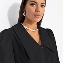 Блуза из хлопка, На пике успеха (черная) - Charutti фото 17