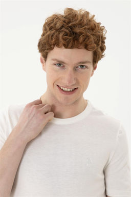 Мужской свитер цвета экрю - U.s. polo assn фото 2