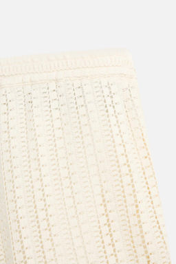 TEXTURED CROCHET BERMUDA SHORTS - Zara фото 19