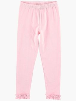 Лосины однотонные с рюшей UD 0298 белый - Mini maxi фото 5