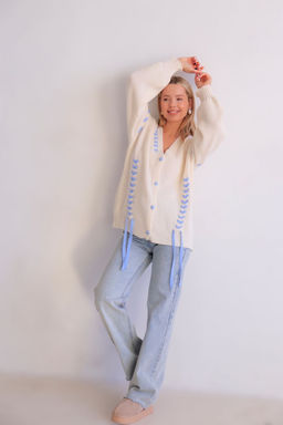 Martichelli Кардиган молочный фото 11