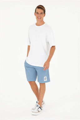 Мужские трикотажные шорты цвета индиго Неожиданная скидка в корзине