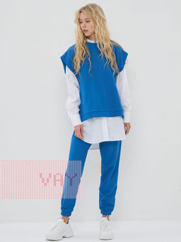 Брюки женские 5231-3783. ДФ119 яркий синий