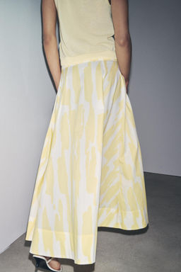 ZW COLLECTION PRINTED MIDI SKIRT - Zara фото 3