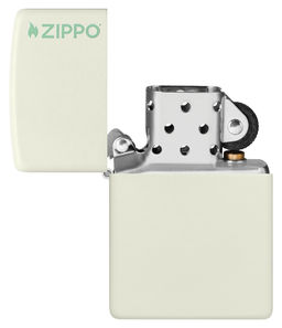 Зажигалка ZIPPO Логотип с покрытием, светящимся в темноте зеленым | Logo Glow In The Dark 49193ZL