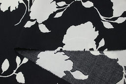 Перкаль Премиум (Digital) Искусство теней цв.черный, ш.1.45м, хлопок-100%, 95гр/м.кв - Купава фото 5