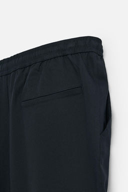 RELAXED FIT LYOCELL TROUSERS - Zara фото 10