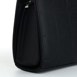 Сумка женская тоут TEXTURA на молнии, 25×12×22 см, чёрный