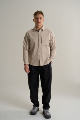 Брюки текстильные Черный COMMUTE Woven Track Pants - Anta фото 2