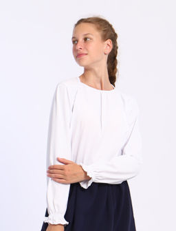 Лонгслив Анечка серо-голубой Ладошки  фото 39