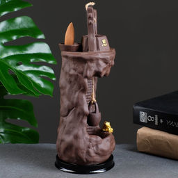 Подставка для благовоний TAKE IT EASY «Колодец», набор благовоний конусы, стелющийся дым, 25×10×10 см, с подсветкой, батарейки LR=44