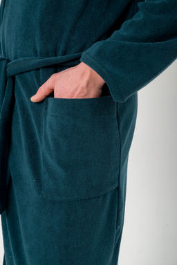 Халат мужской из махры Ренат изумруд - Амадэль фото 5