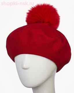 Берет фетр флис Помпон 115 Берет женский флис (58-59) - Tonak фото 2
