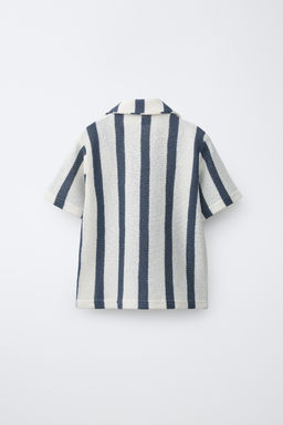 CAMISA PUNTO RAYAS / Azul - Zara фото 2