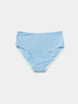 Цена за 2 штуки! Трусы женские макси голубые в полоску полоска на голубом1 412075 - Mark formelle фото 8