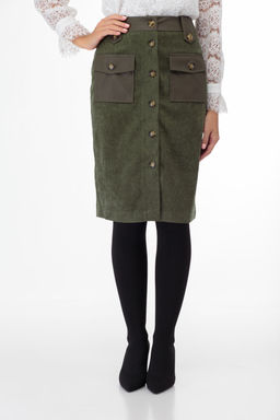 Юбка ANELLI 922 хаки