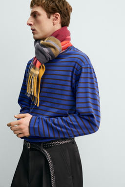 STRIPED JACQUARD T-SHIRT AARON LEVINE X ZARA фото 6