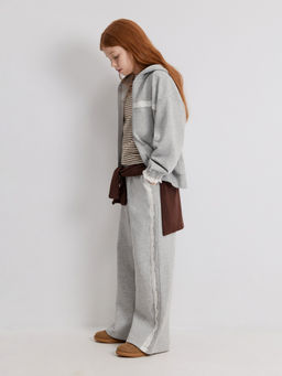 ACOOLA / Брюки детские для девочек Betana_pn серый меланж  фото 4