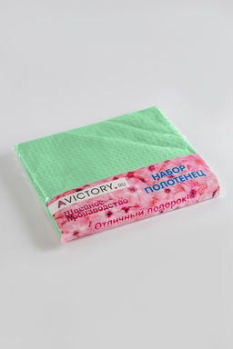 Набор вафельных полотенец в подарочной упаковке