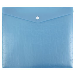 Expert Complete Trend ICEberries Папка-конверт для тетрадей с кнопкой A5+ 180 мкм лён 20 шт. голубика ЕС211120051