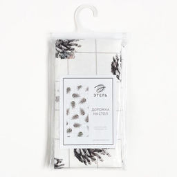 Дорожка на стол новогодняя Этель Merry Christmas 40×146 см, 100% хлопок, саржа 190 г/м², белая