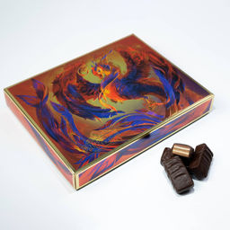 Шоколадные конфеты Миндальное пралине. сливочный крем (жар-птица )230 г