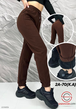 Брюки из хлопка с мехом - Bruno фото 3