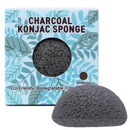 Trimay Charcoal Konjak Sponge (в коробочке) Спонж конняку с древесным углем