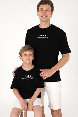 Erkek Comfort Fit Bisiklet Yaka Siyah Ti__rt