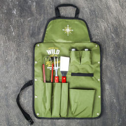 Фартук Wild Kitchen, зеленый, 63 х 43 см