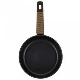 Сковорода с антипригарным покрытием Brownie д26см, h5,5см, s2,8мм, дно д3,5мм, индукционное дно д20,5см, алюминий, бакелитовая ручка с покрытием soft-touch, Regent (Китай) Подходит для всех видов плит, включая индукционную. - Домашняя мода фото 3