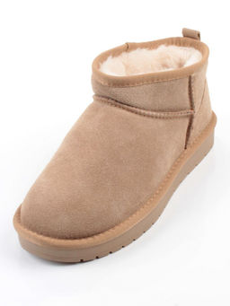 PF8300-3 BEIGE Угги женские (натуральная замша, 100% шерсть)