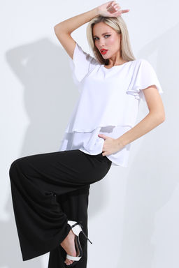 Блузка Все легко и просто, вайт - Dstrend фото 13