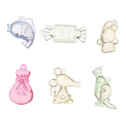 Набор для опытов Эпоксидная смола, брелоки с наполнением, 3 молда